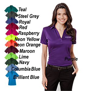 Ladies Silk Touch V-Neck Performance Polo