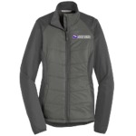 Ladies Hybrid Soft Shell Jacket with Microfleece Lining