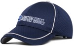 Polyester Jersey Mesh Cap w/Contrast Piping
