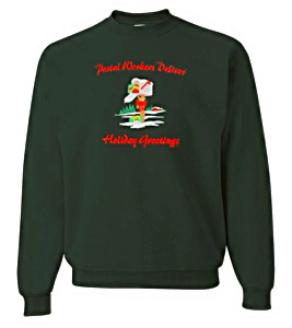 Embroidered Holiday Sweatshirt